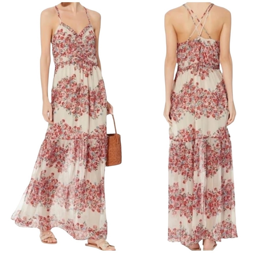 NWT Intermix Floral Strappy Maxi Dress
